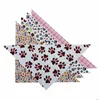 Other Dog Supplies Cute Dog Bandana Fruits Plaid Paw Snowman Pets Scarf Triangle Bibs Accessories Pet Bandanas For Small Medium Larg Dhzyi