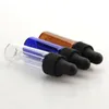 4ml Amber Clear Blue Mini Glass Bottles Essential Oil empty bottle With glass Dropper