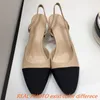 Dress Shoes Big Size 45 Women Slingbacks High Heels Natural Genuine Leather Thick Heel Cow Mixed Colors Pumps Ladies 221101