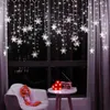 Strings 8 Modos LED Curtain Garland Fairy Light Party Year String para Decoração de Casamento de Árvores de Natal 4m/3,5m