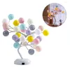 Lampes de table boule de coton LED guirlande guirlandes lumineuses décorations d'arbre de noël boules de fées décoration batterie USB lampe