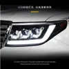 Car Headlight For Toyota Land Cruiser LC200 Fog Daytime Running Lights LED Front Lamp Head Light Dynamic Streamer Turn Signal High Beam Angel Eye Projector