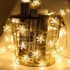 Strings HG-3Metre 20LED Waterproof Snowflakes String Fairy Lights For Christmas Light Garden Decor LED Strip