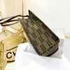 Evening Quality Tote Shopping Handbag Women Weekend Outing Bag Composite Canvas Pouch Inside Zipper Patch Pocket