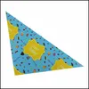 Autres fournitures pour chiens Chien Anniversaire Garçon Fille Bandana Pet Happy Party Fournitures Triangle Bavoirs Écharpe Accessoires Pour Doggy Grande Goutte Deliv Dhhht