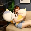 50 cm süße Knödel Plüschtiere Kissen Cartoon Eis Plüschkissen Kawaii Puppen Gefülltes Stofftier Schlafkissen für Mädchen