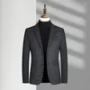 Men's Tracksuits Autumn Men's Suit Casual Business Fashion Short Tweed Coat