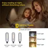 Lampada da lettura ricaricabile a 7 LED con luce diurna bianca fredda calda a 3 livelli, lampada da notte flessibile con clip facile da usare nel letto