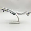 Diecast Model Car 20cm liga de metal da União Soviética Air Antonov 225 AN-225 MRIYA MAIOR MUNDO DE AVIANO DE AVIANOS DE CARGO MUNDO ROHAS DE AVERCRACIONO DE AVERCRANHOS