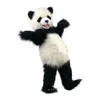 Halloween Panda Furry Mascot Costume simulation Cartoon Anime theme character Adults Size Christmas Outdoor Advertising Outfit Suit For Men Women