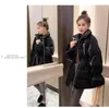 Women's Trench Coats Winter Padded Jacket Women 2022 Style Loose Western Fashion Waist Women's Mid-length