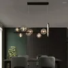 Chandeliers LED LIGHT LIGHT LIGHT AMERICAN SPAIN RUSCIA 유럽 산업용 스타일 램프 레스토랑 크리에이티브 바 테이블 유리 버블 샹들리에