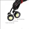 Luces diurnas 10 unids / lote 9W 18 mm LED de circulación diurna blanca 5730 Eagle Eye Coche Luz antiniebla Drl BB Señal de giro Copia de seguridad inversa Co Dhlrc