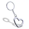 Porte-clés en forme de coeur pendentif en métal Couple romantique porte-clés porte-clés accessoires de mode RRA432