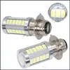 إضاءة دراجة نارية 2pcs p15d H6m LED LED دراجة نارية الإضاءة الأمامية DC12V PX15D رأس مصباح أبيض الضباب ضوء DRL النهار تشغيل الأضواء DHBDH