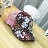 Ball Caps Fashion Lamies Ladies Baseball Cap Snapback Shiny Color Sequin Mesh Girl Party Sunshade Sun Hat