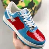 2023 designer casual shoes Bapestas M1 SK8 sneakers American hero STA leather black shark face ape modeling MEDICOM toy camouflage tennis shoes