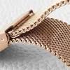 Relojes de pulsera Cagarny Relojes para mujer Top Ultra Thin Dial Gold Fashion Ladies Steel Mesh Strap Reloj de pulsera Amante Regalos Reloj