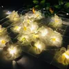 Stringhe 10/20 Led Stringa floreale Luce Romantica Fiore artificiale Fata per forniture di illuminazione per feste di Natale Decorazioni per le vacanze