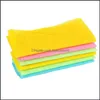 Accessori per gli strumenti da bagno Nylon super duro Esfoliante giapponese Bellezza Pelle Bagno Doccia Panno per il lavaggio Asciugamano Scrub per la schiena Colori Mti Drop D Dheiu