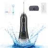 Altro Igiene orale 5 modalità Irrigatore Acqua portatile Flosser dentale Jet Floss 300ml Serbatoio 6 punte Detergente per denti Cavo USB 221101