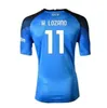 23 24ナポリサッカージャージマグリアナポリ2023 2024 Zielinski Kvaratskhelia Kids Campioni D'Italia Football Shird Osimhen Rrahmani SSC Napoli Maillots De Foot 989