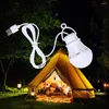 Lykta Portable Camping Lamp Mini Bulb 5V USB Power Book Light Reading Study Table Super Birght för