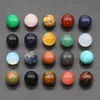 Natural 20mm Non-porous-ball No Holes Undrilled Chakra Gemstone Sphere Collection Healing Reiki Decor Spoctrolite Stone Balls Beads