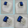 Cluster Rings Cluster Rings Turco Handmade 925 Sterling Sier Jewelry Sapphire Mens Ringcluster Brit22 Drop Delivery 2022 Dhcvc
