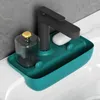 Bord Mattor 1pc Splash Proof kran Mattmatta Sink Tray Soap Dispenser Sponge Drain Pad Tork