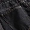 Jeans pour hommes Sokotoo Hommes Slim Poche Patch Denim Salopette Casual Bretelles noires Combinaisons Jeans T221102