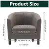Stol täcker stretch soffa täck klubb fåtölj slipcover avtagbar elastisk soffa för barbänk vardagsrumsmottagning