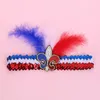 Décoration de fête 2023 Carnaval Nouveau Paillettes Bande De Cheveux Plume Chapeaux Bande De Cheveux Cross border Yeren Chapeaux Usine En Gros