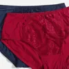 Kvinnors trosor Trufeeling 3PCSlot Sexiga blommor trosor Lace Lingerie Plus Size Underwear Silk Satin Shorts L XL 2XL 3XL 4XL 5XL 221102