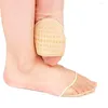 Женщины носки 1/2 пары высокие каблуки подушка против скольжения силиконовой пунктирной пунктирной невидимый стелька из передней части передней части передней части передней каблуки