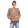 Femmes Fourrure Dames À Manches Longues Hiver Faux Manteau Femmes Court Surdimensionné Veste Rose Chaud Fourrure Vêtements D'extérieur 4xl Femme Pardessus Coupe-Vent