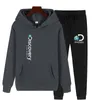 Herrsp￥r 2022 m￤n kvinnor mode m￤rke tryckt hoodie set original design tr￶ja och tr￶jor 2 stycken