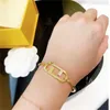 Brazalete de diseñador de diamantes con letras a la moda, pulsera infinita de amor infinito, pulseras ajustables, joyería de fiesta para mujer