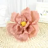 Decoratieve bloemen 25 cm Giant Crepe Paper grote roos voor bruiloft achtergronden decoraties ambachten baby kwekerij verjaardagsfeestje benodigdheden