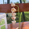 Decorative Flowers 1PCS Handwoven Lily Of The Valley DIY Wedding Arrangement Home Table Decoration Bouquet Valentine's Day Gift