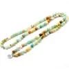 Strand 8MM Pierre Naturelle Amazonite Mala Bracelet Lotus Pendentif Bracelets Hommes Femmes Unisexe 108 Perles De Prière Collier Yoga Guérison