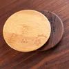 Tafelmatten houten cup pads onderzetters niet-slip mat Offee Cups Drinks gereedschap Mokbestendig Round Drink Coffee Pad Desktop Decor