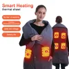 毛布暖房毛布の柔らかい電気ベストマントの使用設定の使用女性コート冬