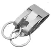 Porte-clés 1Pc en acier inoxydable porte-clés pince de sécurité sur ceinture robuste porte-clés accessoires