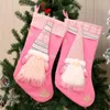 Christmas Decorations Stockings Classic Luxury Velvet Large Hanging Ornament For Fireplace Xmas Tree Holiday Party