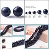 Stone 4-12Mm Natural Perles Galaxy Beads Sitara Stars Blue Sand Sunstone Loose For Jewelry Making Drop Delivery 2021 Dhuit