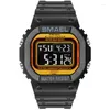 Wallwatches Smael Military Men Watch Sports Watches 50m impermeable Wallwach LED Reloj informal para Relogio Masculino