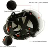 Casque de sécurité Lunets Construction CHAPEUR DU CHAUT pour l'escalade Casque de protection de protection Outdoor Casques de sauvetage de travail ABS TRAVAIL CAP4436519