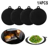 TABELA MATS 1/4PACK Indução Cooktop Mat Protector NONSLIP Silicone Calor Pad Pad Cook Cook Tampa reutilizável isolada