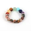 Anneaux de cluster 14styles 7 chakra bague en pierre naturelle pour femmes 4mm cristal turquoises perles réglables enfants bijoux faits à la main filles cadeau